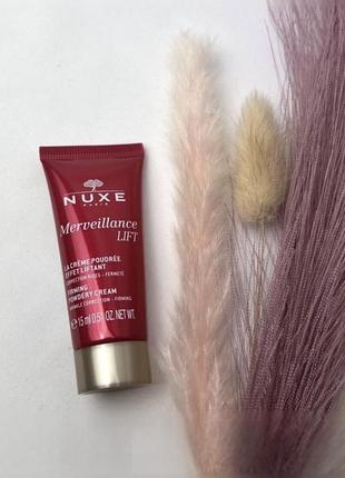 Разглаживающий крем для лица nuxe firming radiance cream, merveillance lift 15ml
