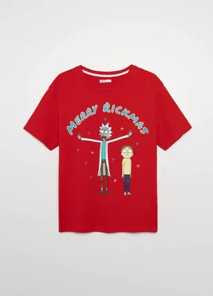 Жіноча футболка rick and morty cropp