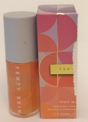 Олійка для губ fenty skin cherry treat conditioning + strengthening lip oil у melon treat, 5,6 мл