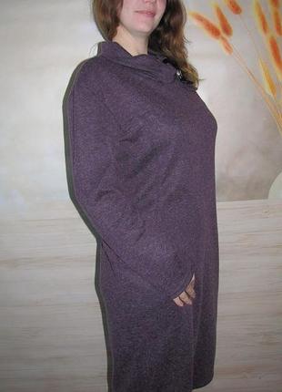 Ангорова сукня фіолетового кольору7 фото