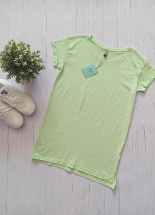 Базова салатова натуральна футболка moodo