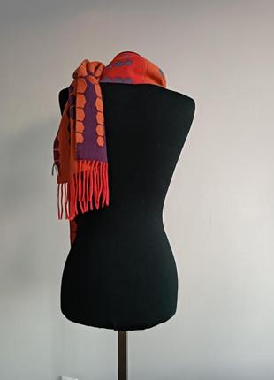 Яркий шарф из 100% кашемира с бахромой nordstrom3 фото