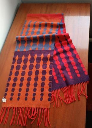 Яркий шарф из 100% кашемира с бахромой nordstrom5 фото