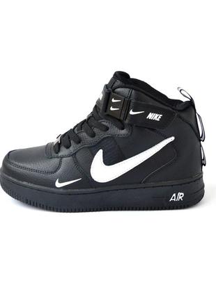 6237 nike air force с мехом унисекс кроссовки мужественный найк форсы2 фото