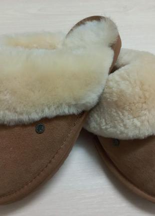 Тапочки домашние осень-зима замш овчина жен.39р. ugg австралии