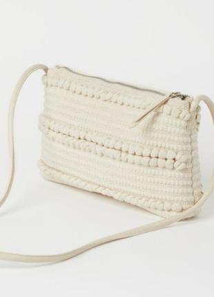 Плетеная сумка-клач h&amp;m2 фото