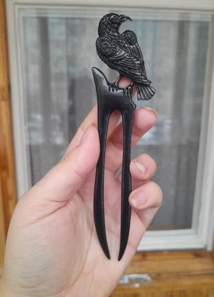 Крутая палочка шпилька для волос ворон