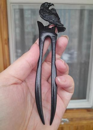 Крутая палочка шпилька для волос ворон