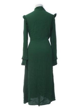 Хорошее платье длинное вискоза зеленое 10 м2 фото