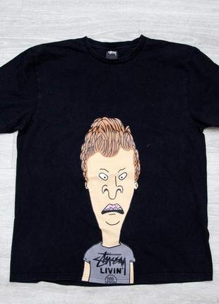 Футболка stussy beavis and butthead vintage. розмір l