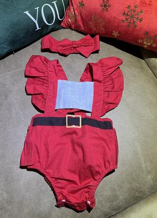 Бодик на девочку 6-9 мес (и старше)