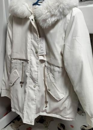 Зимняя парка с мехом