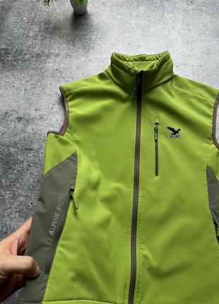 Мужская жилетка salewa softshell fleeve vest!3 фото