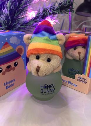 Honey bunny happy bear фруктовая туалетная вода в виде плюшевого мишки медведя детская (подарочные духи парфюм для девочек девочки)