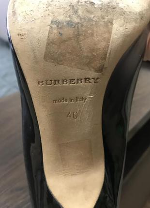 Лаковые туфли италия burberry4 фото