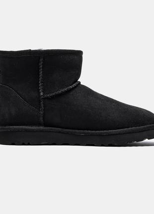 Угги ugg ultra mini black2 фото