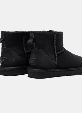 Угги ugg ultra mini black4 фото