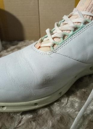 Лёгкие женские кроссовки ecco golf cool pro (широкая и очень широкая стопа, кожа, дания) #123210 фото