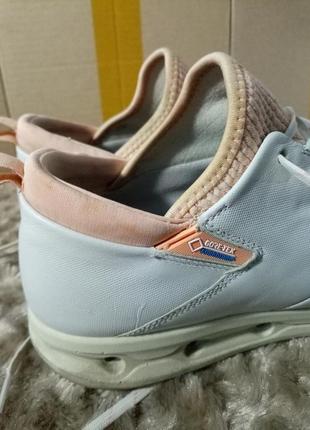 Лёгкие женские кроссовки ecco golf cool pro (широкая и очень широкая стопа, кожа, дания) #12325 фото