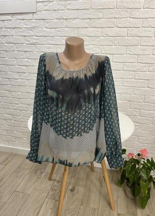 Шикарнейшая блузка блуза р 48-50 бренд "kappahi"7 фото