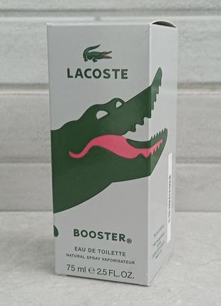 Lacoste booster 75 мл для чоловіків (оригінал)3 фото