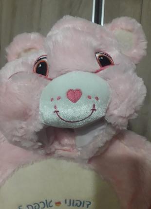 Розовый медвежонок ❤💛💚шапочка и комбез1 фото