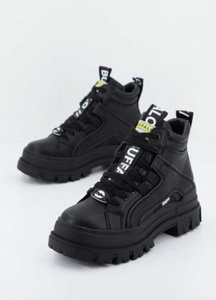 Ботинки кроссовки на платформе панк стиль buffalo london aspha nc mid boot3 фото