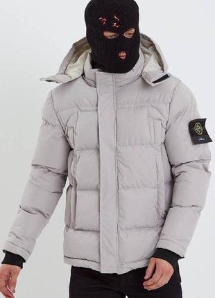 Мужская зимняя куртка пуховик stone island
