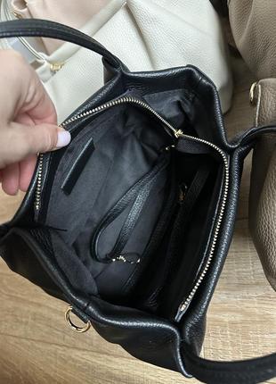 Зручна повсякденна сумка італія. сумка virginia conti. сумка genuine leather8 фото