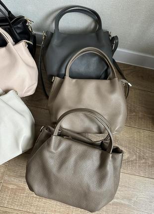 Зручна повсякденна сумка італія. сумка virginia conti. сумка genuine leather4 фото