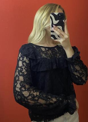 Блуза кружевная