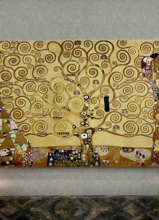 Репродукция картины древо жизни густава климта4 фото
