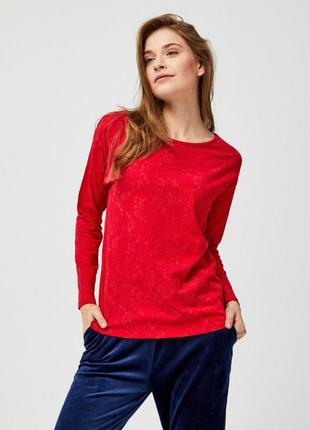 Оригінальна натуральна червона блуза moodo8 фото