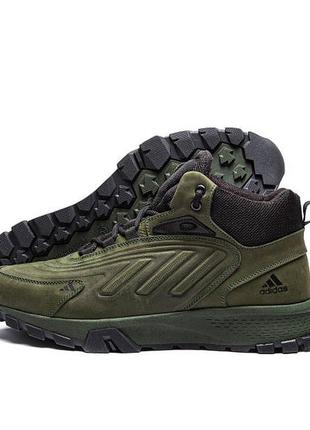 Чоловічі зимові черевики adidas originals ozelia green5 фото