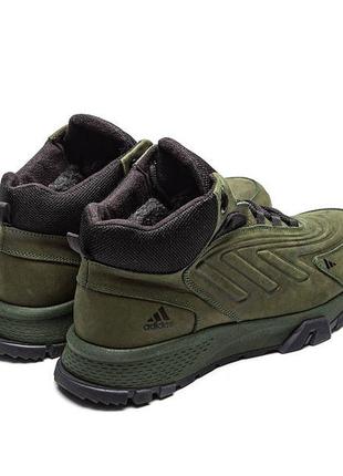 Чоловічі зимові черевики adidas originals ozelia green6 фото