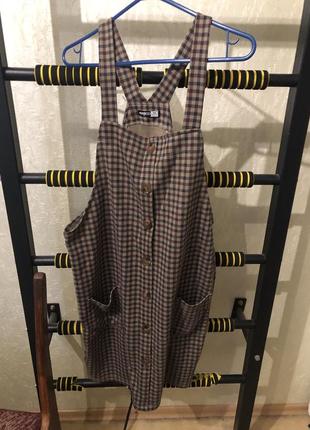 Сарафан у клітинку