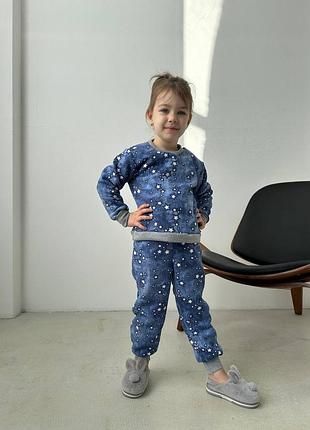 Тепла дитяча піжама кольори 8