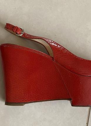 Босоножки кожаные 💥💥💥оригинал sergio rossi размер 376 фото