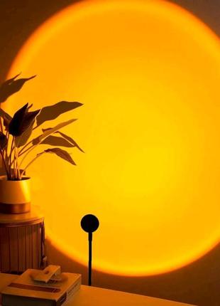 Лампа проекційна, світильник юсб sunset1 фото