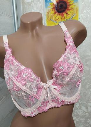 34e, красивый кружный бюстгалтер на косточках matalan