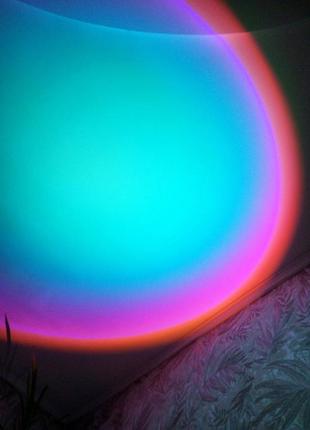 Проекционная лампа, светильник usb rainbow2 фото