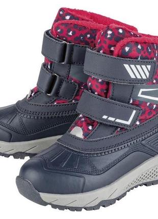Зимние термо ботинки lupilu унісекс 26 27 28 29 30