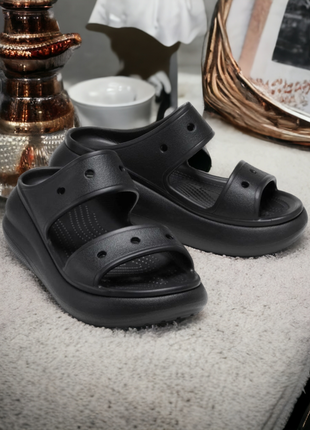 Женские сандалии шлепанцы crocs crush