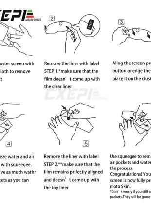 Кемімото мотоциклетная пленка защитная пленка для экрана кластерная защита от царапин для bmw r1200gs r1250gs c400 lc adv5 фото