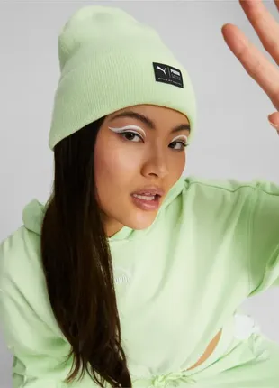 Шапка puma archive heather beanie. оригінал