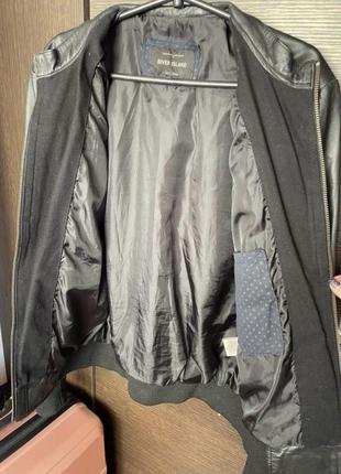 Кожаная мужская куртка5 фото