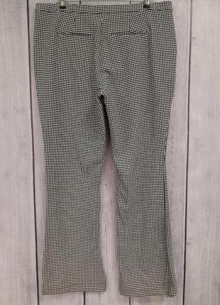 Демисезонные брюки-клеш с разрезами батал (наш 54/56)8 фото