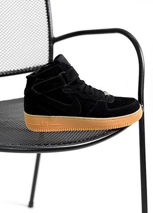 Nike air force 1 high lv8 black suede online