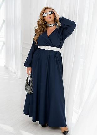 Стильное, длинное платье в пол от 46 до 68 размера