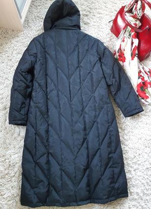 Актуальное длинное теплое стеганное пальто пуховик с капюшоном, tcm tchibo,p. 34-3810 фото